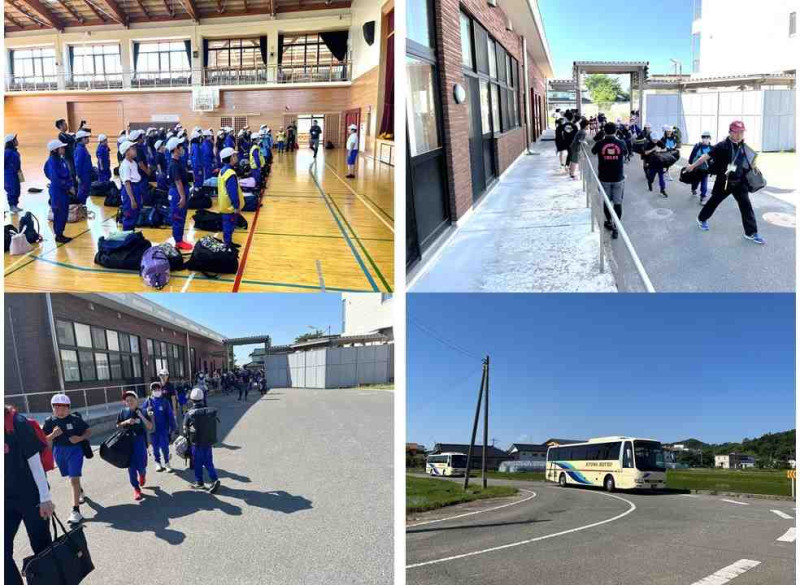 5年生宿泊学習出発