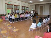 年長さんからの歓迎の言葉 年長さんからの歓迎の言葉