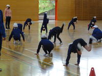 一人でできる運動中心にしてます。