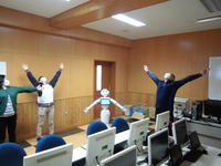 ペッパー君とラジオ体操