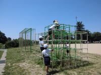 給食のあとは休み時間だぁ～。