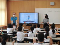 みんなでいっしょにあいさつねぇ～