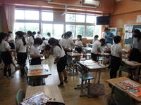 ５年　外国語の授業