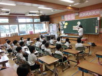 １年１組での様子