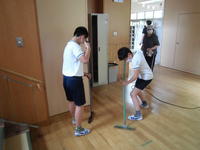 掃除一生懸命です！！