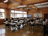 ３年生の英語の授業の様子