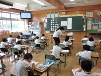 １年生の算数の授業の様子