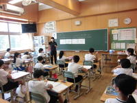 ５年算数の授業の様子
