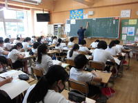 ６年道徳の授業の様子