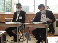 指導主事の先生方からご指導いただきます。