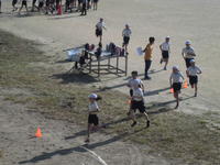 しっかり体を温めてからロードへ