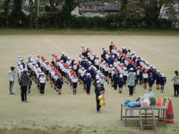 低学年ブロック、これから練習を開始します。