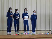 「６年のビンゴ大会始めます。」