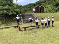 一本橋渡れ。 一本橋渡れ。