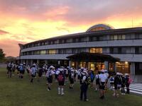 きれいな夕焼けでした。 きれいな夕焼けでした。