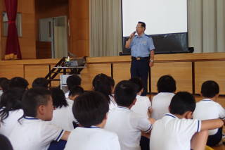 大竹巡査部長さんのお話