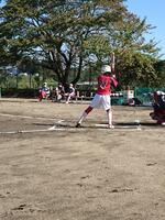 こちらも一球をねらってぇ～