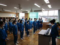 合唱の練習風景