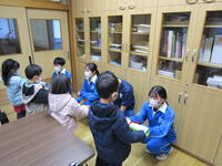 お手紙を手渡してくれました。