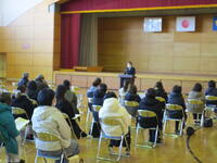 短時間での説明に努めました。