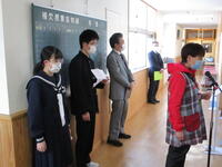 担当者の話（感染防止について）