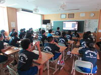 ３年生の授業（各教室リモート）②