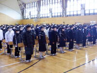 短時間での終業式 短時間での終業式