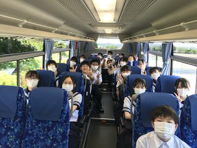 笑顔の吹奏楽部のみなさん