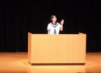 暗唱の部の発表