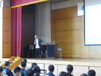 斎藤氏による講演～予報士になるまで～