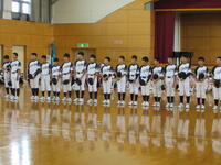 野球部抱負発表の様子