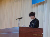 ２年代表生徒発表