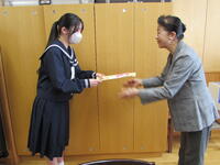 安斎さんの表彰様子