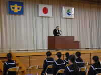 同窓会会長　辻本様より同窓会入会を認められました。