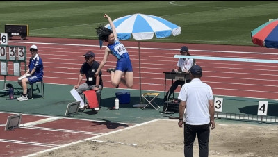 共通女子走幅跳ももえ