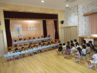 誕生会　鍵盤ハーモニカ