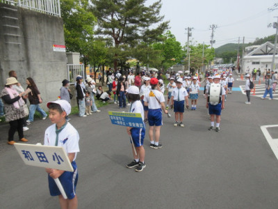 鼓笛　スタート前