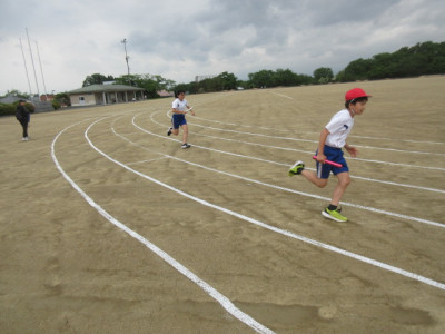 5.20　６年陸上練習２